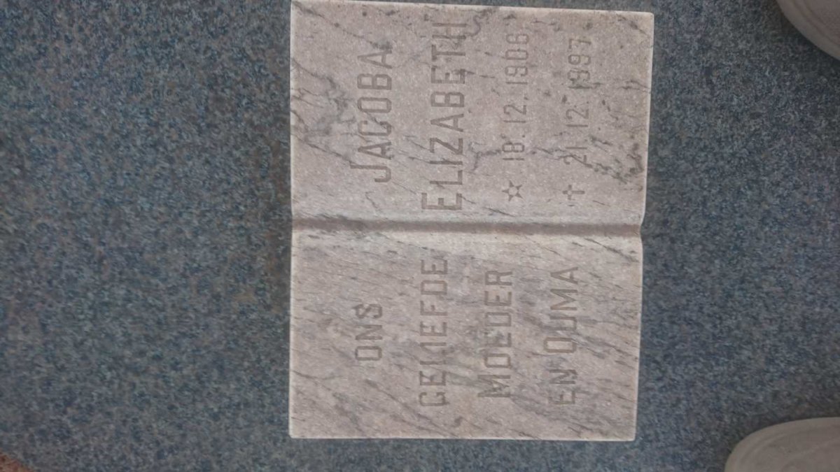 ? Jacoba Elizabeth 1906-1997
