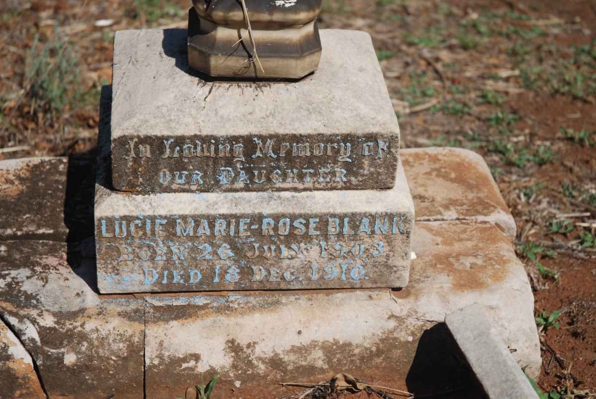 BLANK Lucie Marie-Rose 1903-1910
