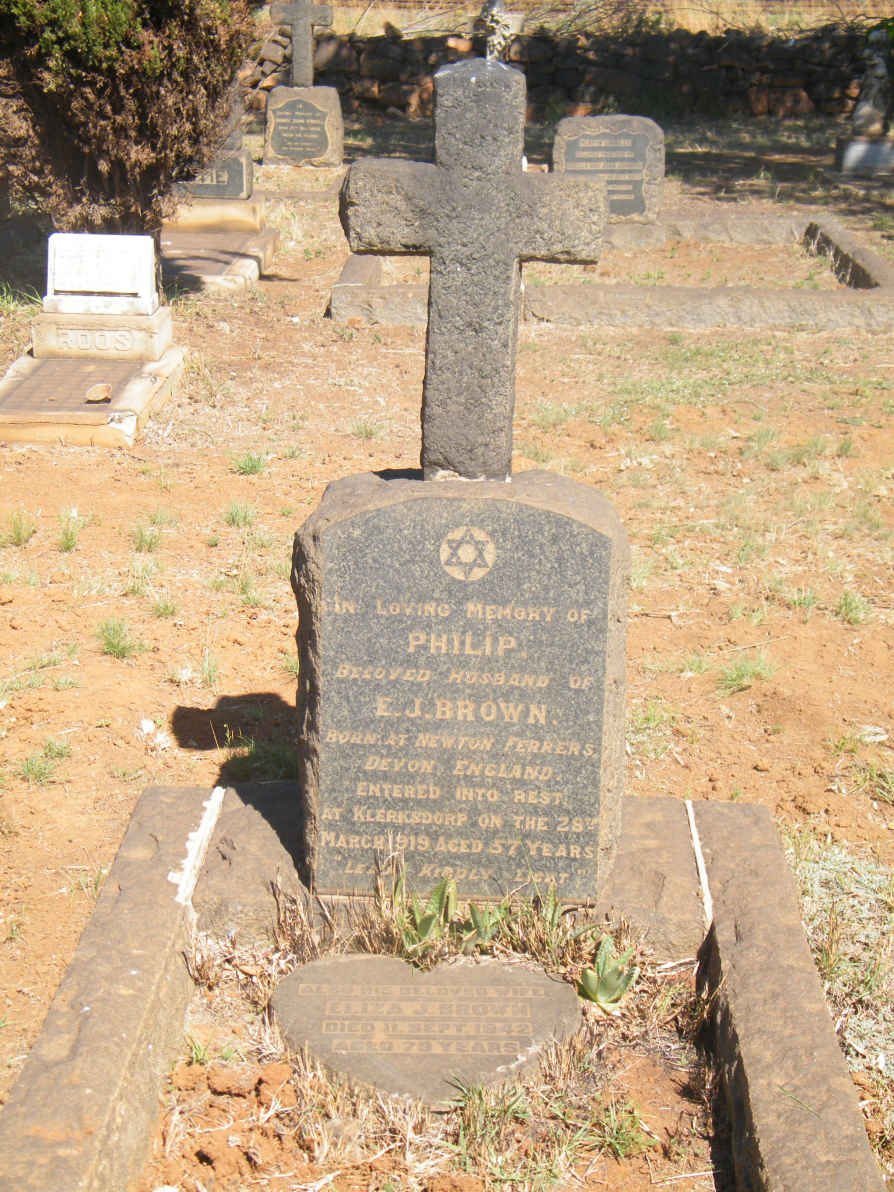 BROWN Philip -1919