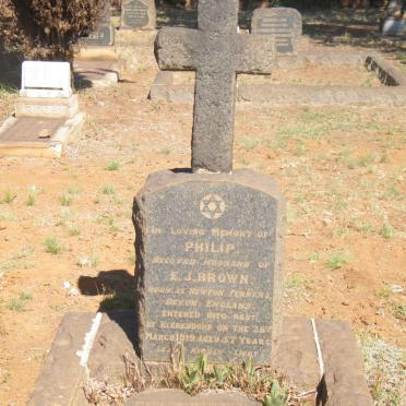 BROWN Philip -1919