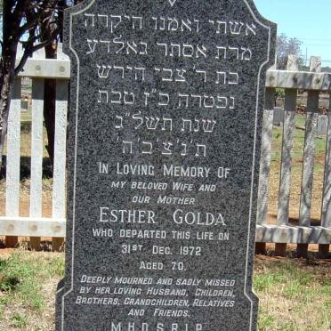 BORER Esther Golda -1972