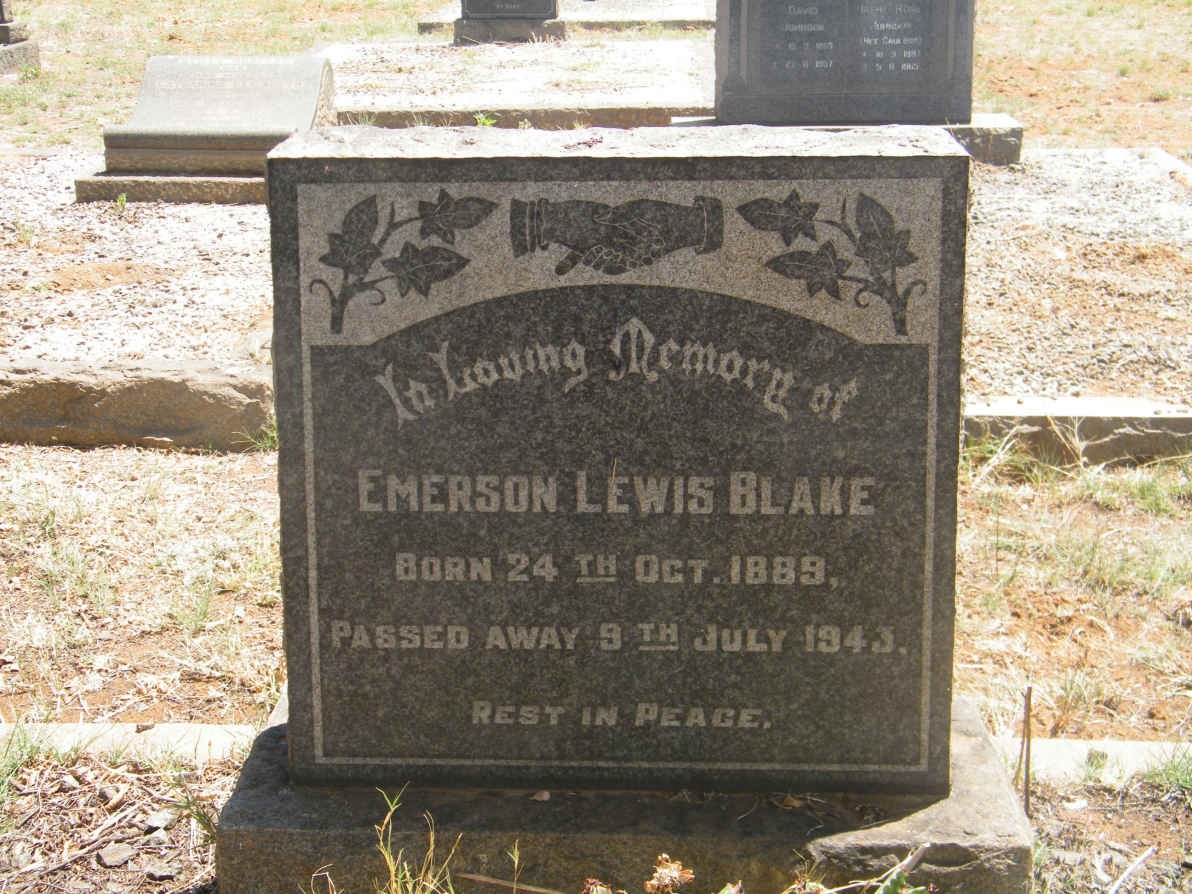 BLAKE Emerson Lewis 1889-1943