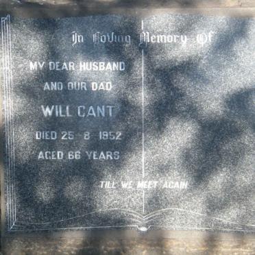 CANT Will -1952