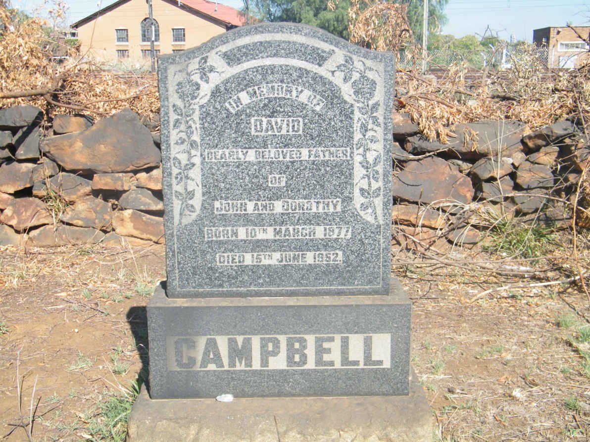 CAMPBELL David 1877-1952