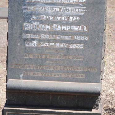 CAMPBELL William 1866-1939
