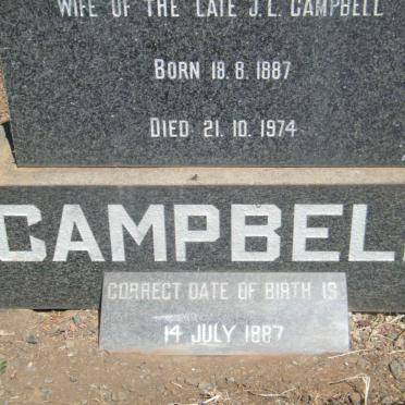 CAMPBELL Lily Alice nee FREEMAN 1887-1974
