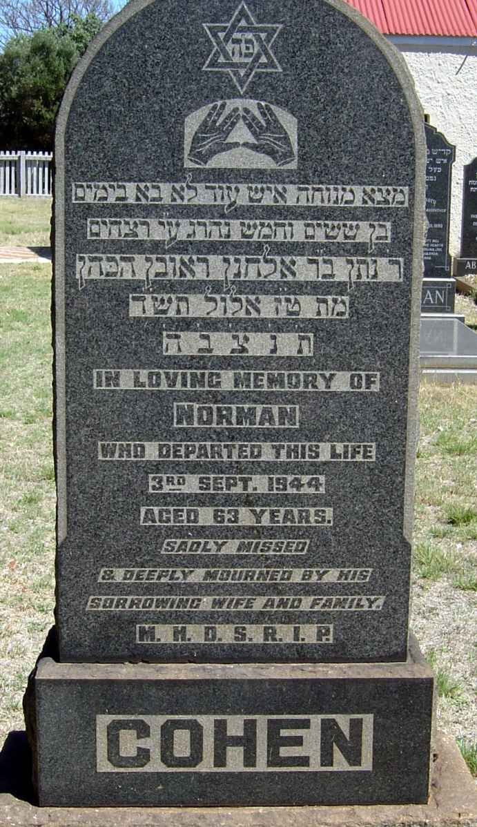 COHEN Norman -1944