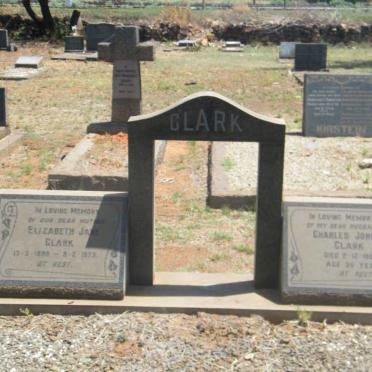 CLARK Charles John -1953 &amp; Elizabeth Jane 1899-1973