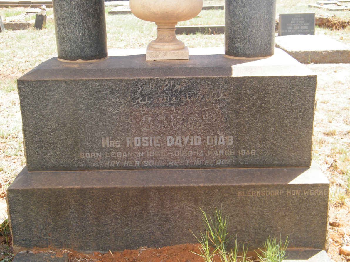 DIAB Rosie David 18??-1948