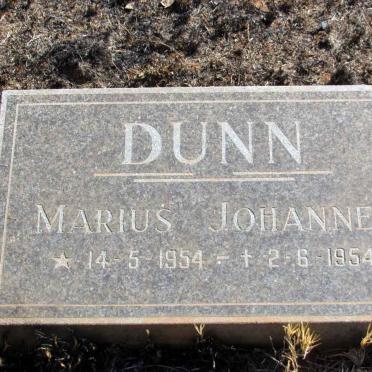 DUNN Marius Johannes 1954-1954