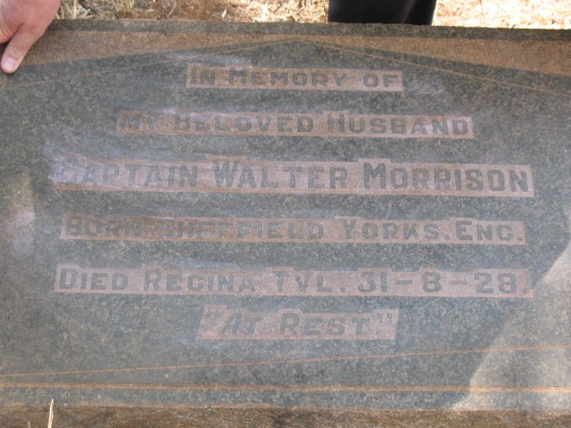 MORRISSON Walter -1928