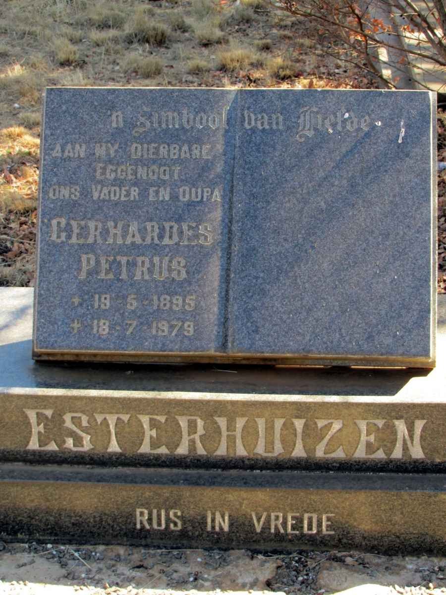 ESTERHUIZEN Gerhardes Petrus 1895-1979