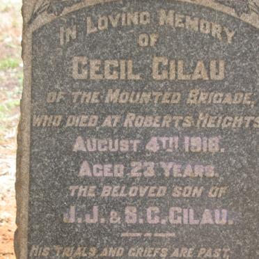 GILAU Cecil -1918