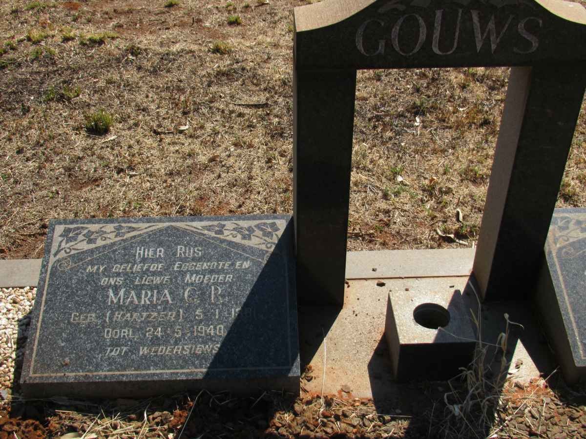 GOUWS Maria C.P. nee HARTZER 1881-1940