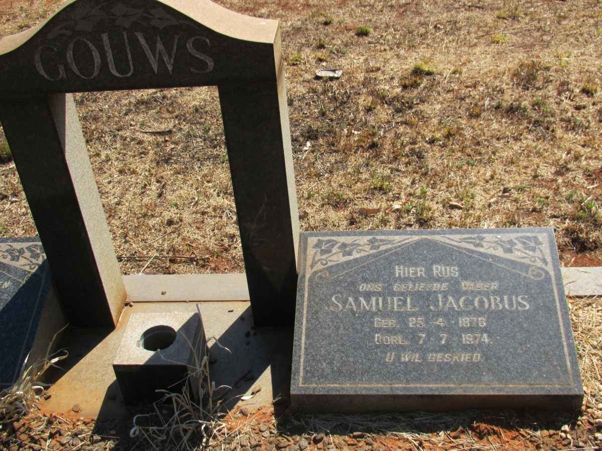 GOUWS Samuel Jacobus 1878-1974