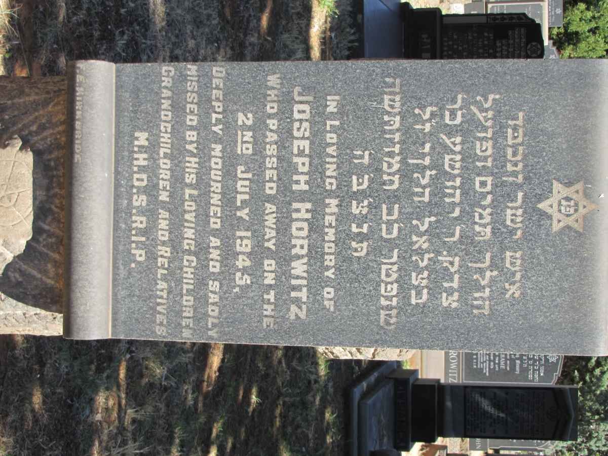 HORWITZ Joseph -1945