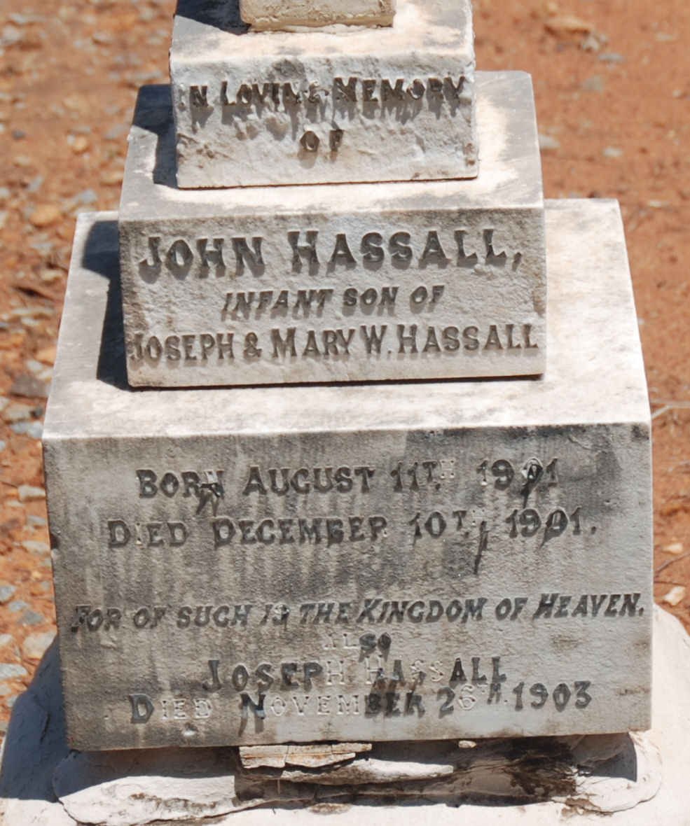 HASSALL John 1901-1901 :: HASSALL Joseph -1903