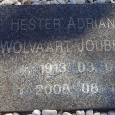 JOUBERT Hester Adriana formerly WOLVAARDT 1913-2008