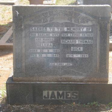 JAMES Richard Thomas 1874-1964 &amp; Helena 1885-1949