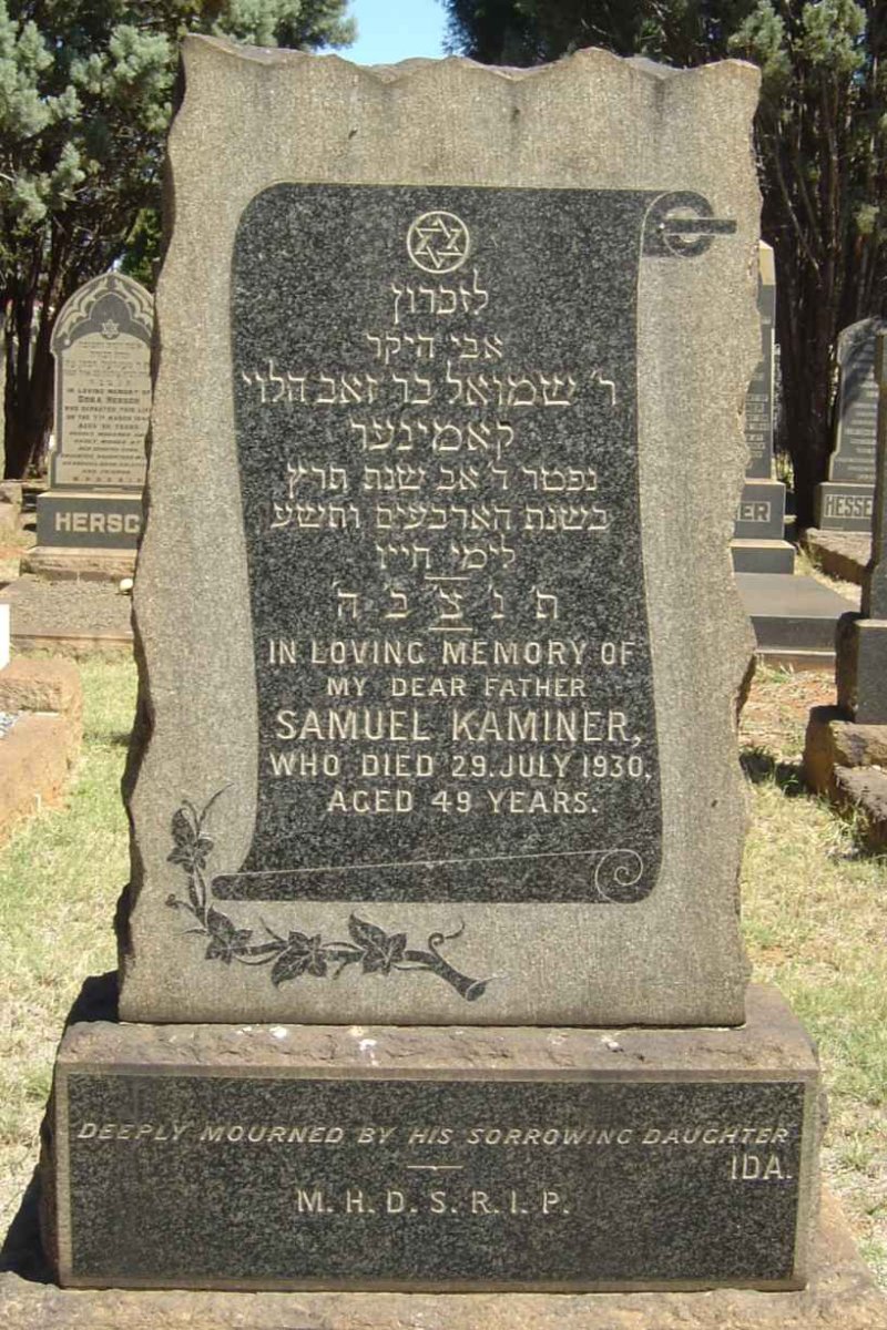 KAMINER Samuel -1930