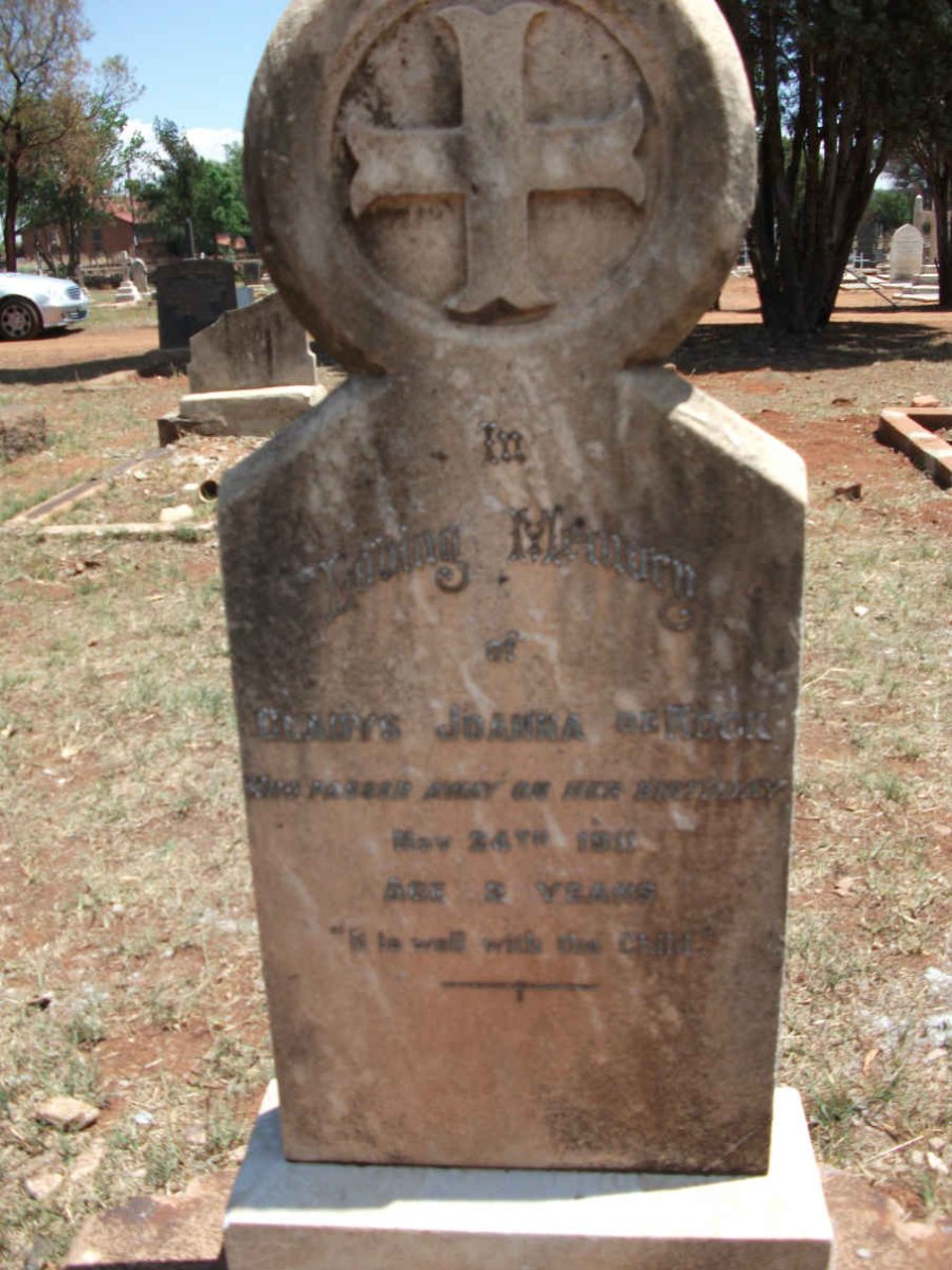 KOCK Gladys Joanna, de -1911