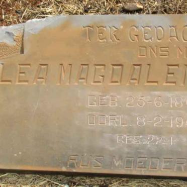LENSLEY Lea Magdalena 1867-1946