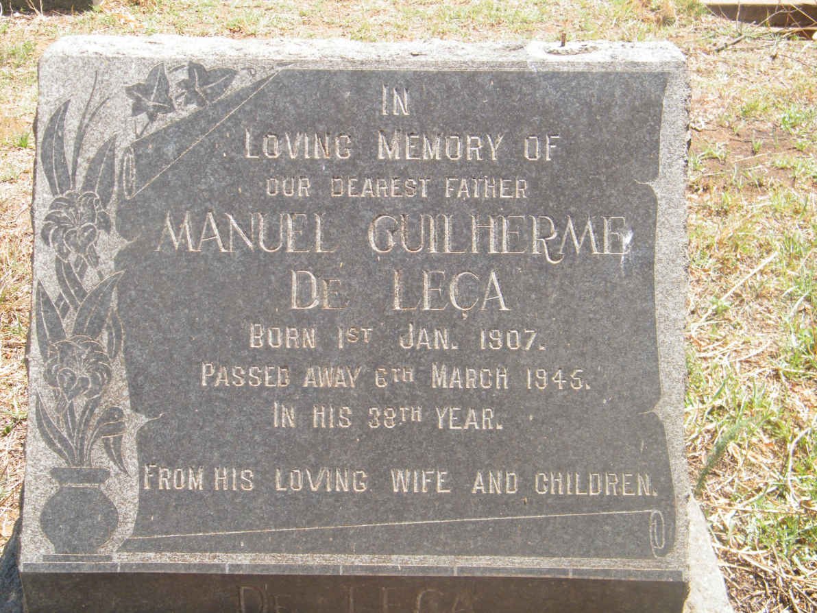 LECA Manuel Guilherme, de 1907-1945