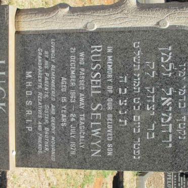 LUCK Russell Selwyn 1963-1979