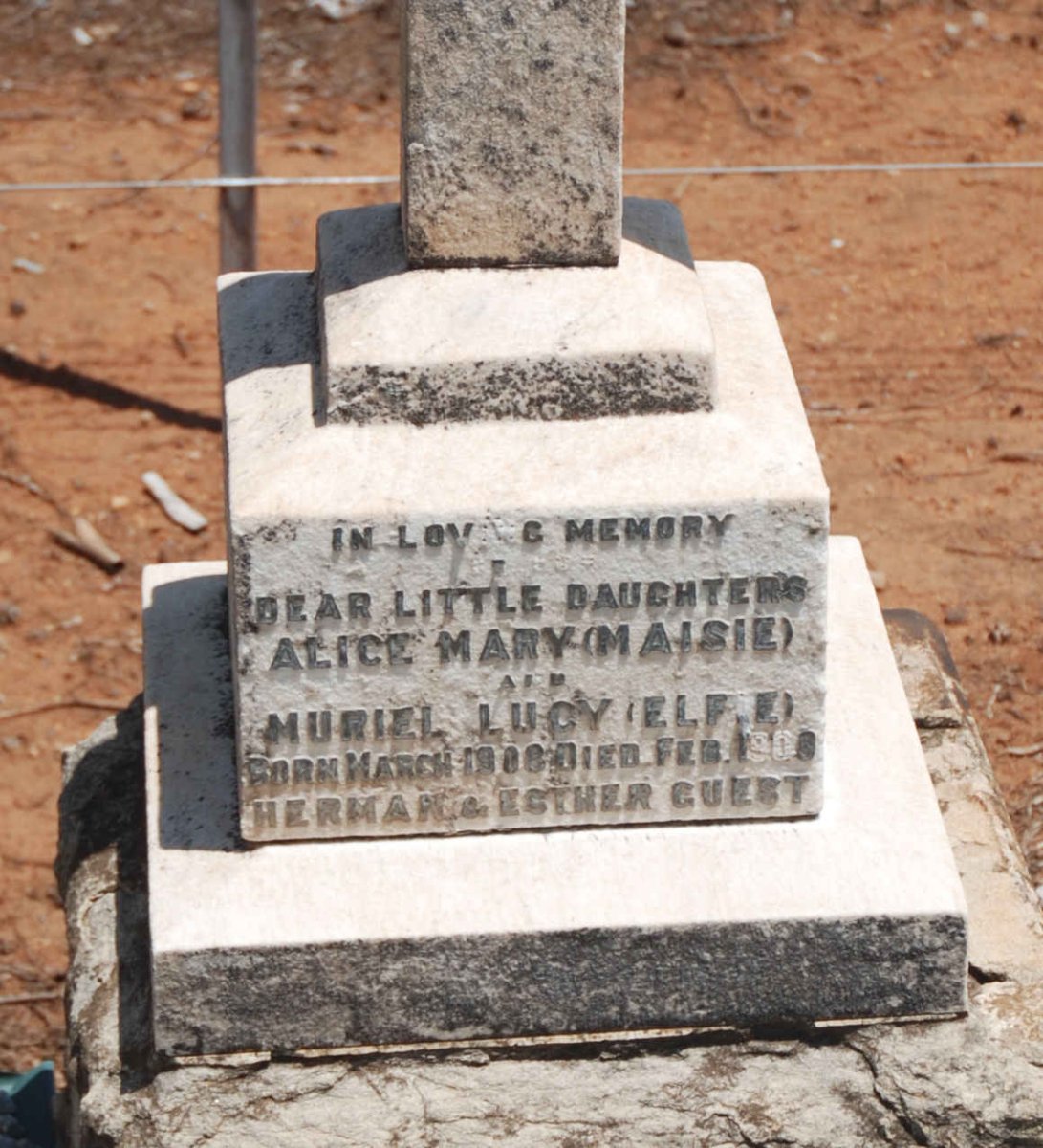 GUEST Alice Mary 1908-1909 :: GUEST Muriel Lucy 1908-1909