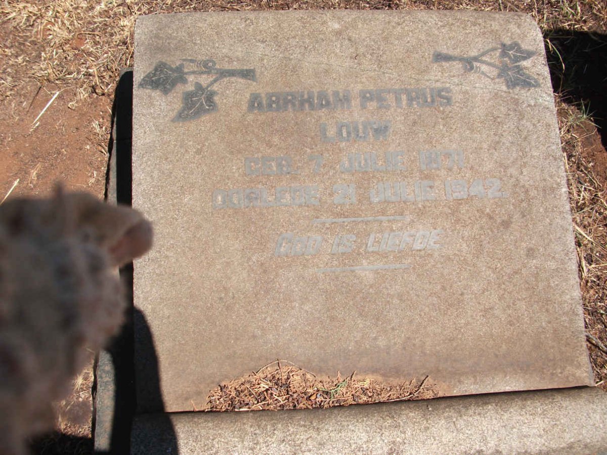 LOUW Abrham Petrus 1871-1942