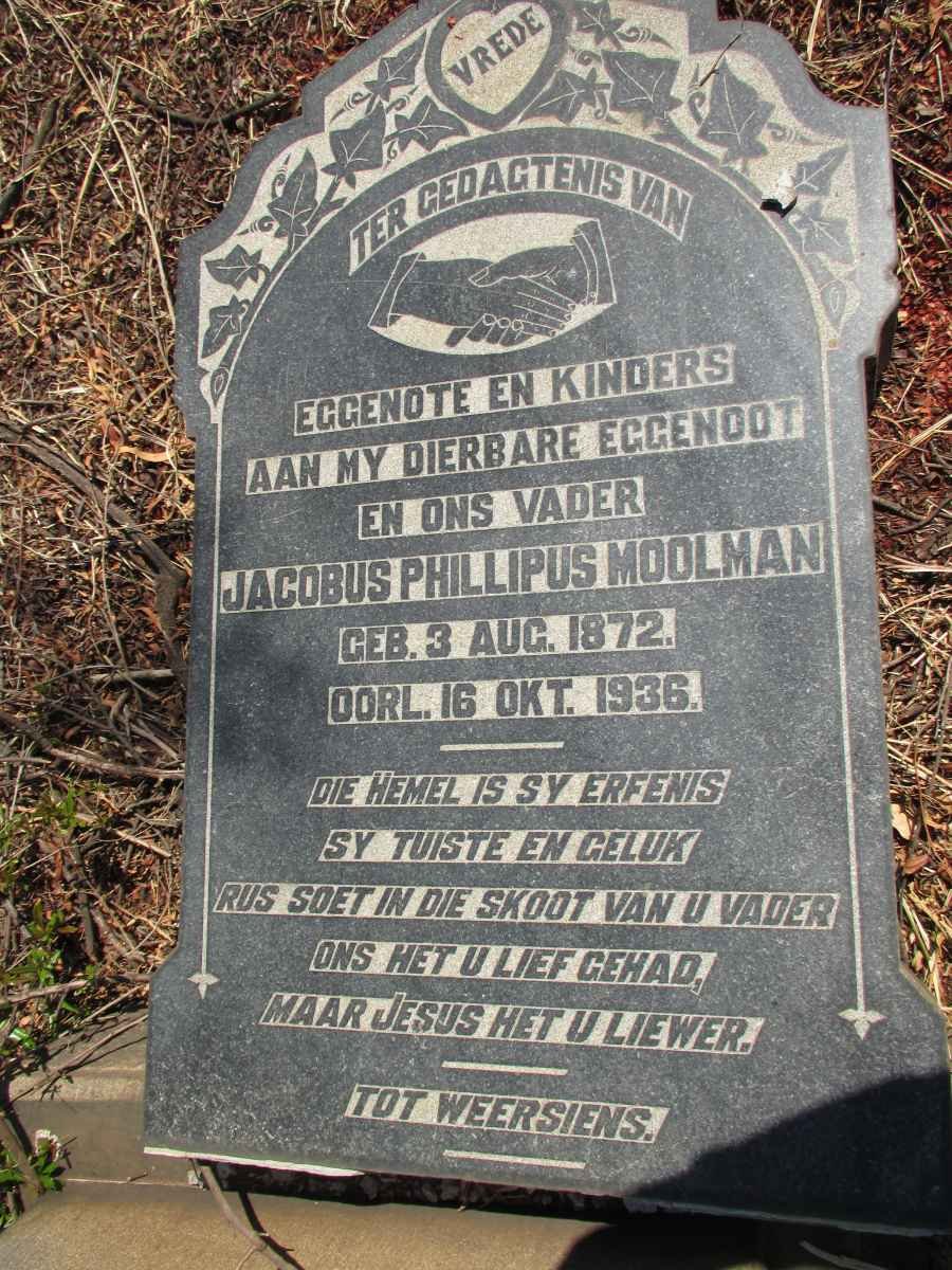 MOOLMAN Jacobus Phillipus 1872-1936