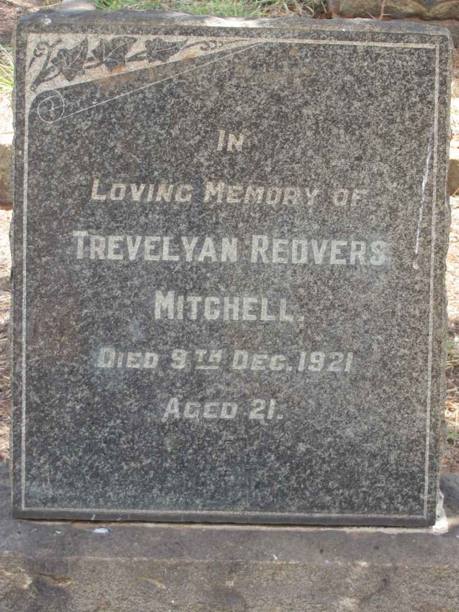 MITCHELL Trevelyan Redvers -1921