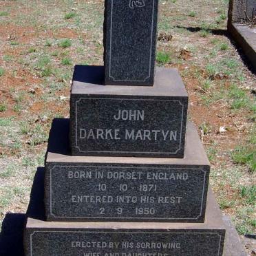 MARTYN John Darke 1871-1950