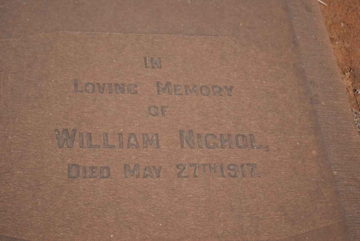 NICHOL William -1917
