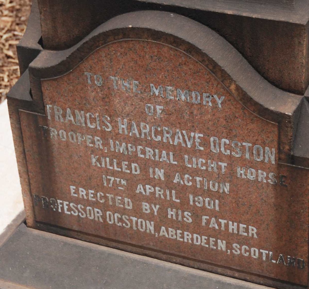 OGSTON Francis Hargrave -1901