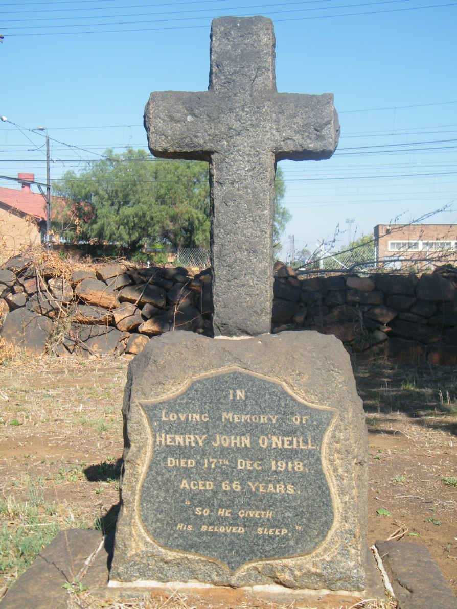 O’NEILL Henry John -1918