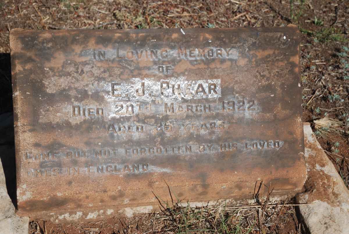 PHEAR  E.J. -1922