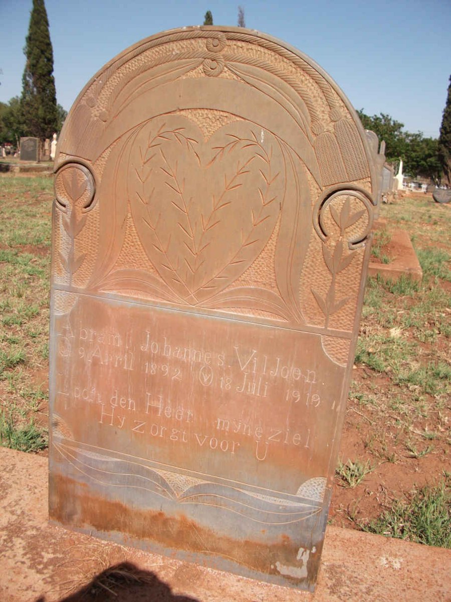 VILJOEN Abram Johannes 1892-1919
