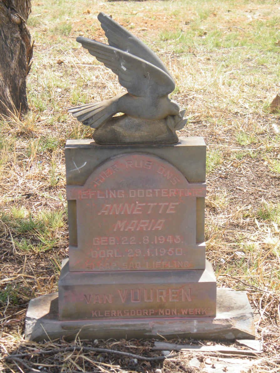 VUUREN Annette Maria, van 1943-1950