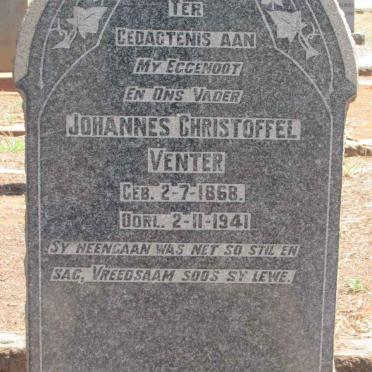 VENTER Johannes Christoffel 1868-1941