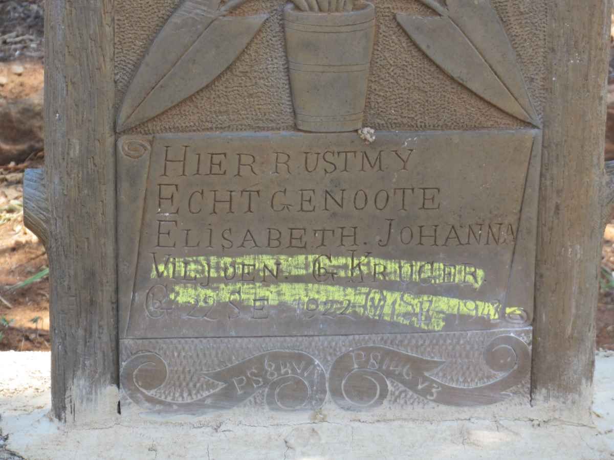 VILJOEN Elisabeth Johanna nee KRUGER 1922-1947