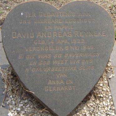 REYNECKE David Andreas 1922-1946