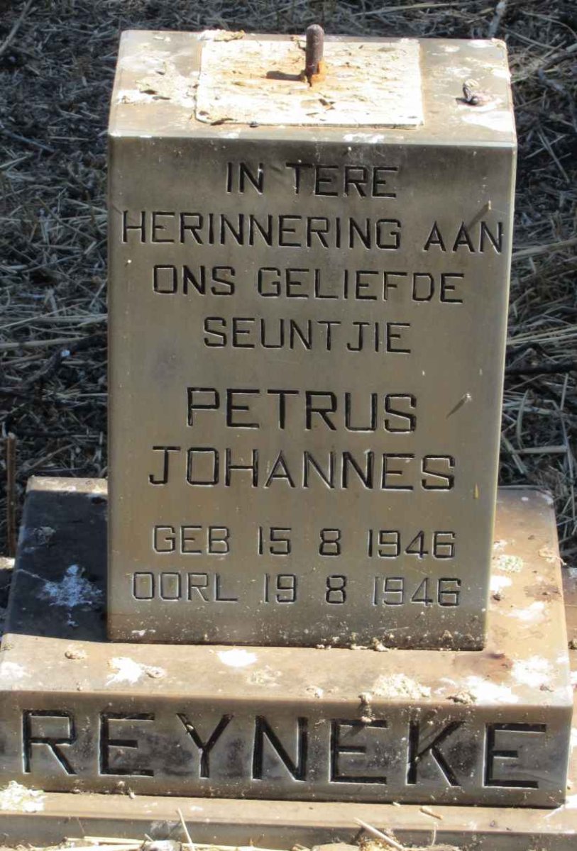 REYNEKE Petrus Johannes 1946-1946