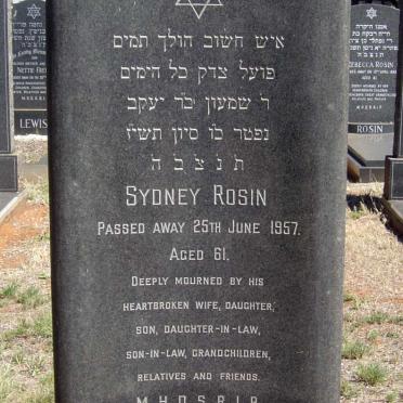 ROSIN Sydney -1957