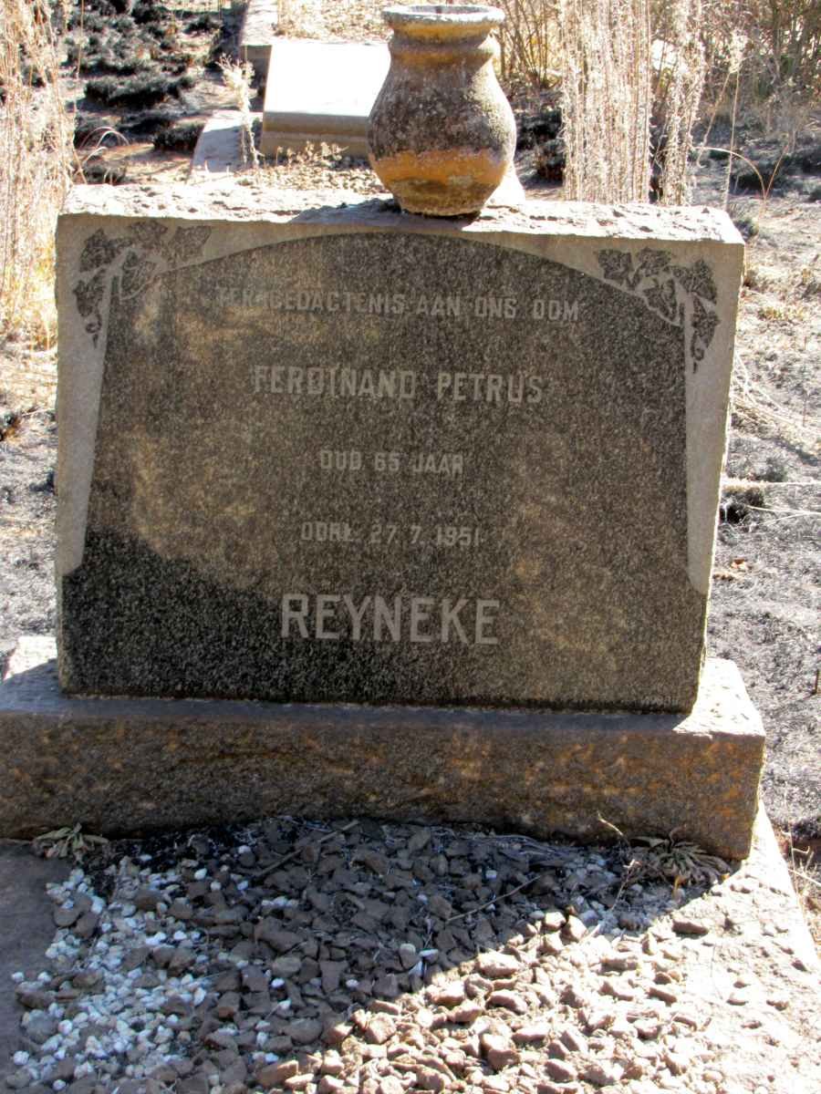 REYNEKE Ferdinand Petrus -1951