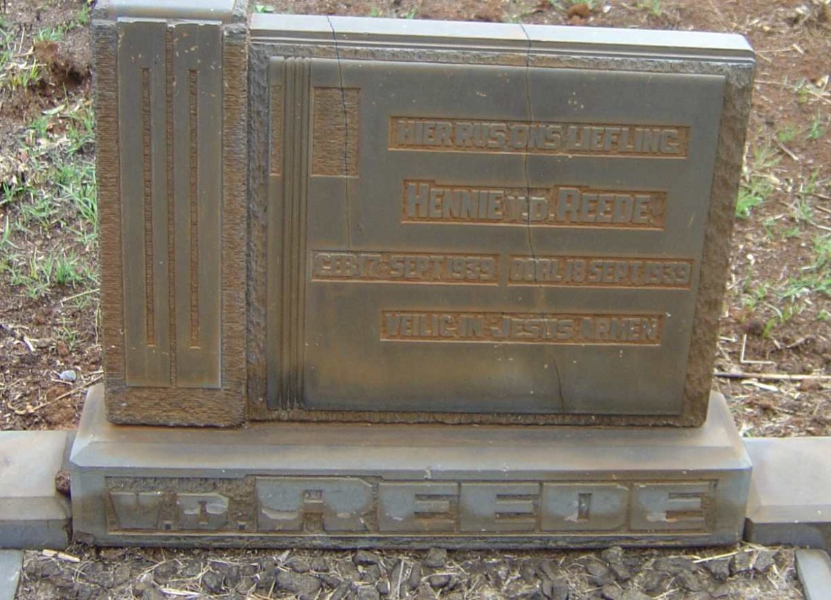 REEDE Hennie, v.d. 1939-1939