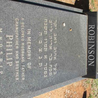 ROBINSON Philip 1930-1998