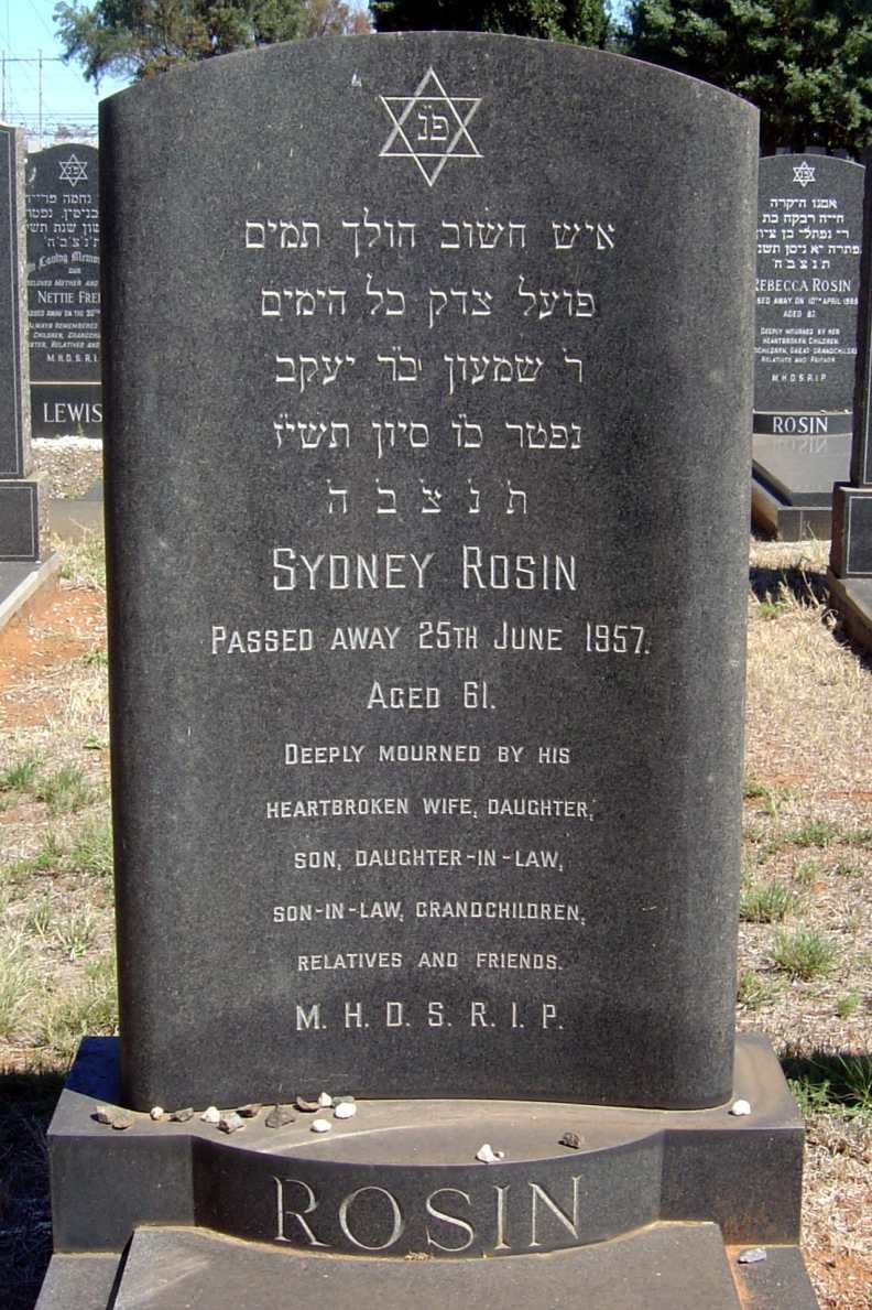 ROSIN Sydney -1957