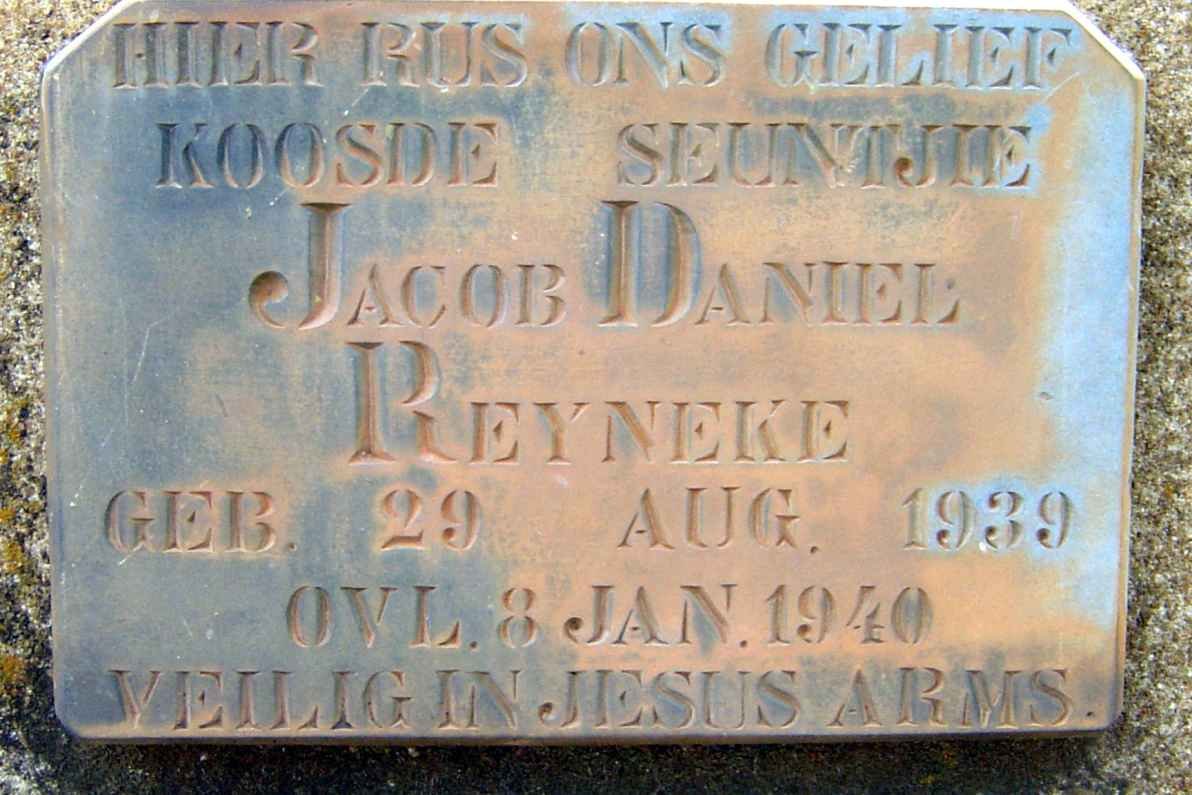 REYNEKE Jacob Daniel 1939-1940