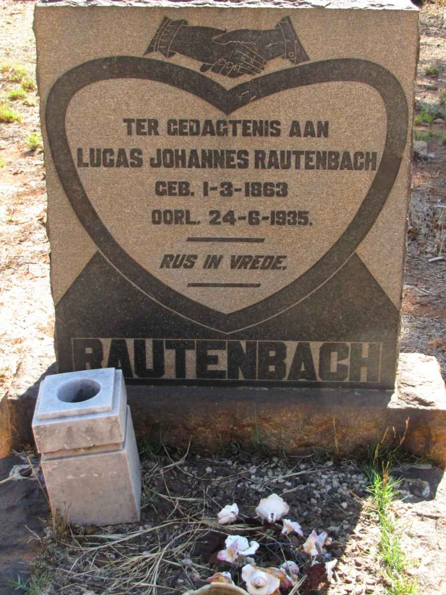 RAUTENBACH Lucas Johannes 1863-1935